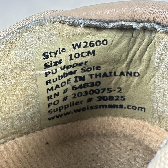 Weissman Tap Dance Shoes Girls Size 10 Tan Patent Mary Jane Strap W2600 - Picture 13 of 13